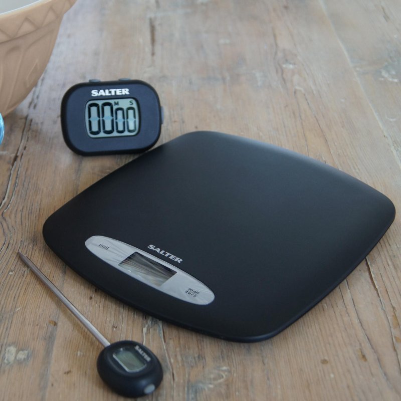 Salter 1008 GSBKXR escabeaux de cuisine Noir Comptoir Balance de ménage électronique