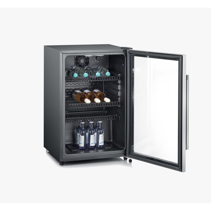 Severin FKS 8840 wine cooler Compressor wine cooler Freestanding Black 42 bottle(s)