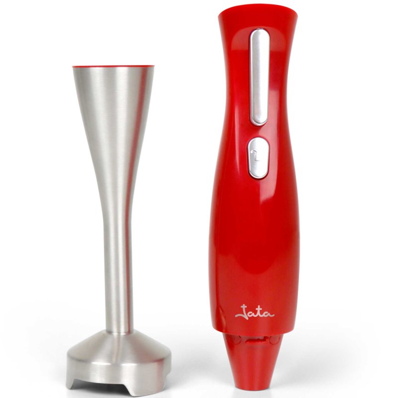 JATA JEBT1852 blender Immersion blender 900 W Red, Stainless steel