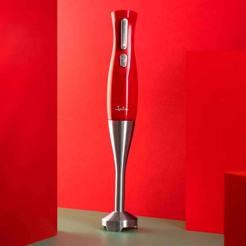 JATA JEBT1852 blender Immersion blender 900 W Red, Stainless steel
