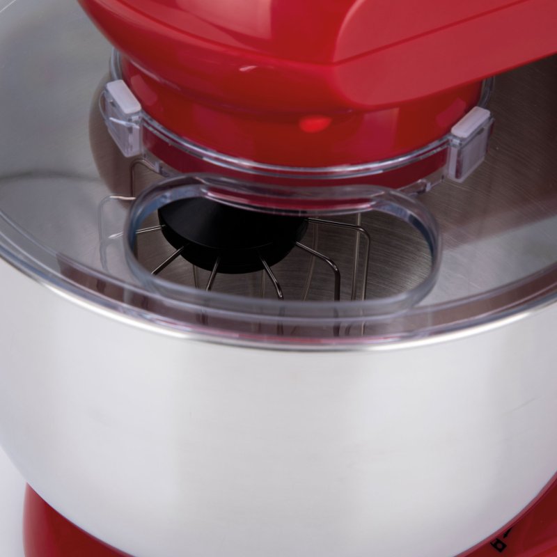 JATA JEMA1502 mixer Stand mixer 1200 W Red, Stainless steel