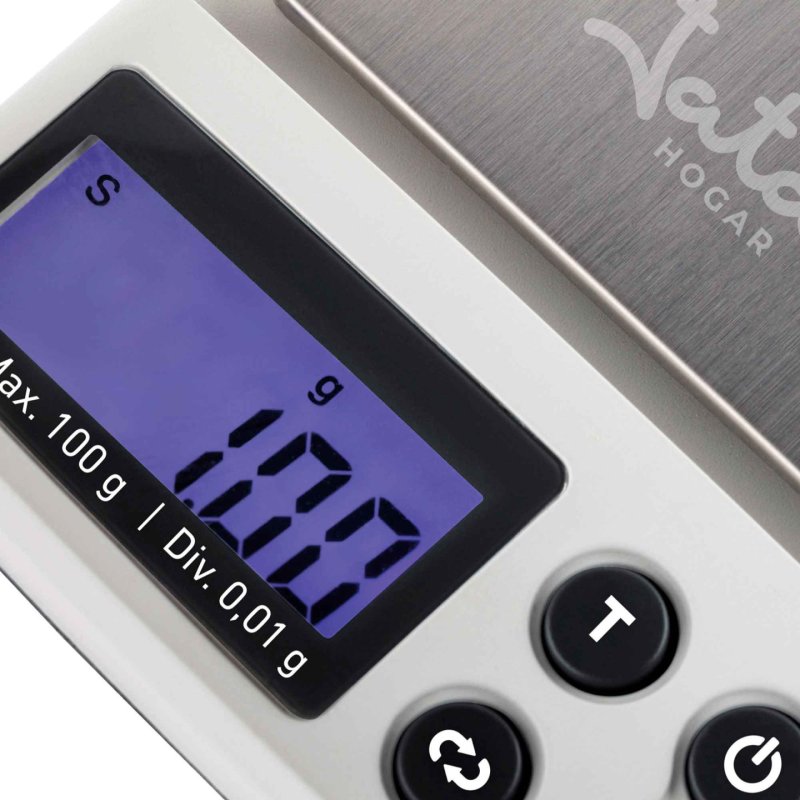 JATA HBAL1774 escabeaux de cuisine Blanc Carré Balance de ménage électronique