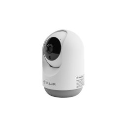 Tellur Smart WiFi Indoor Camera 3MP, UltraHD, Autotracking, PTZ white