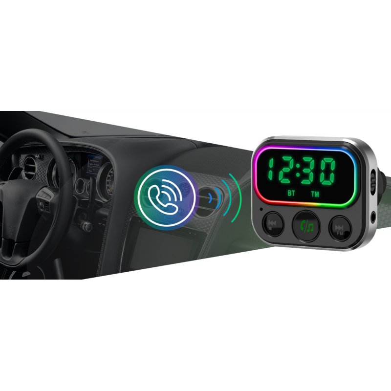 Navitel BHF06PRO FM transmitter Bluetooth Black
