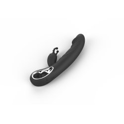 Erolab Cheeky Bunny G-spot & Clitoral Massager Black (ZYCP01b)