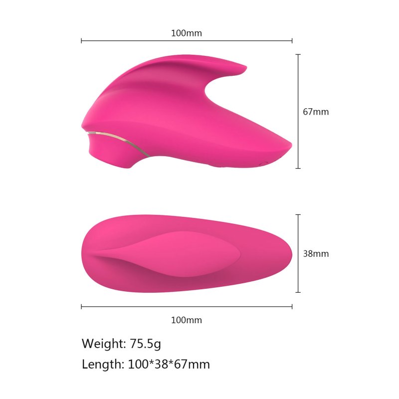 Erolab Dolphin Vacuum Clitoral Massager Rose Pink (VVS01r)