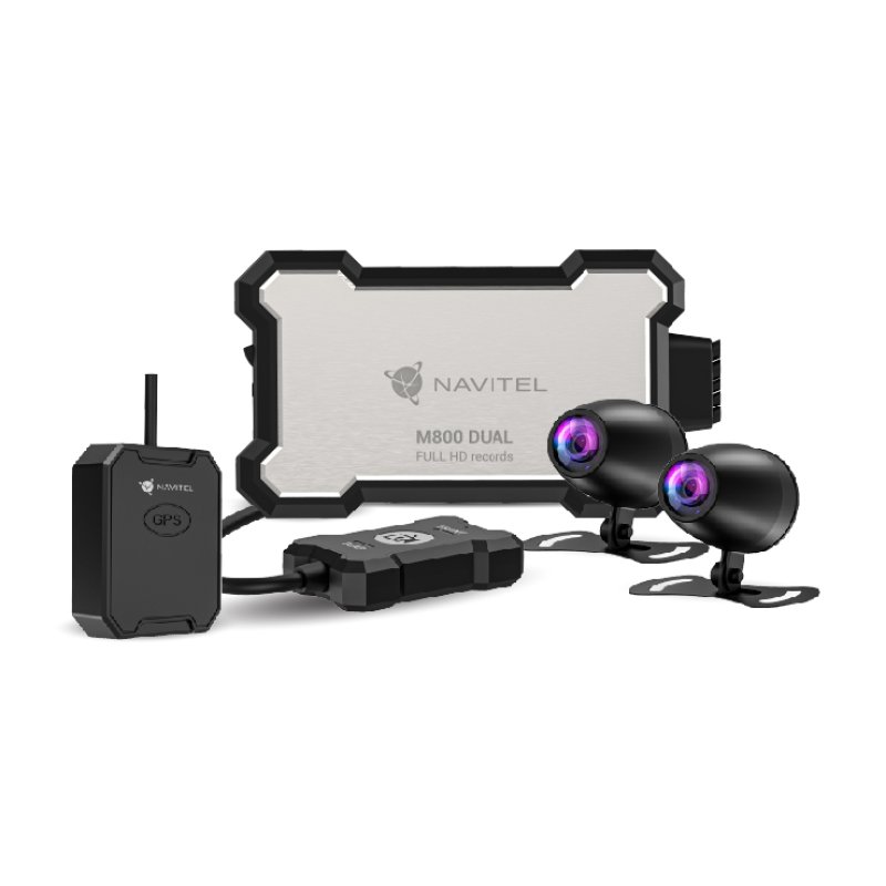 Navitel M800 DUAL Caméra de tableau de bord Full HD Wifi Noir