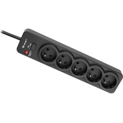 Tracer 46976 PowerGuard 1.8m Black (5 Outlets)