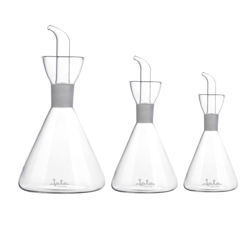 JATA HACC4536 distributeur huile / vinaigre 250 L Bouteille Verre Transparent