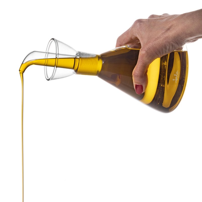 JATA HACC4536 distributeur huile / vinaigre 250 L Bouteille Verre Transparent