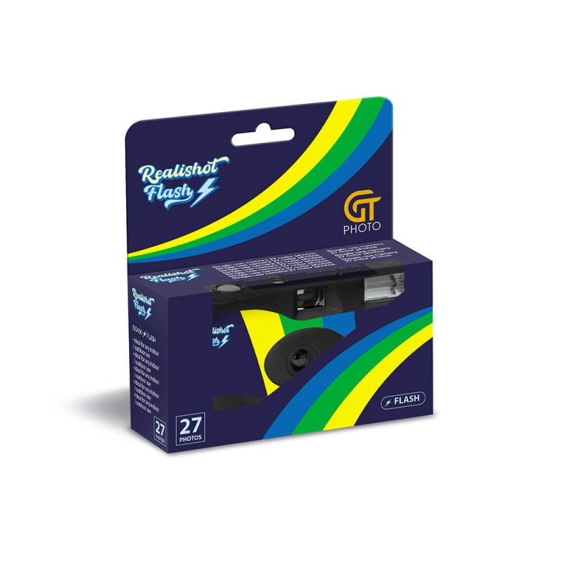 GT Photo GT27FL film camera Compact film camera 135 mm Black, Blue