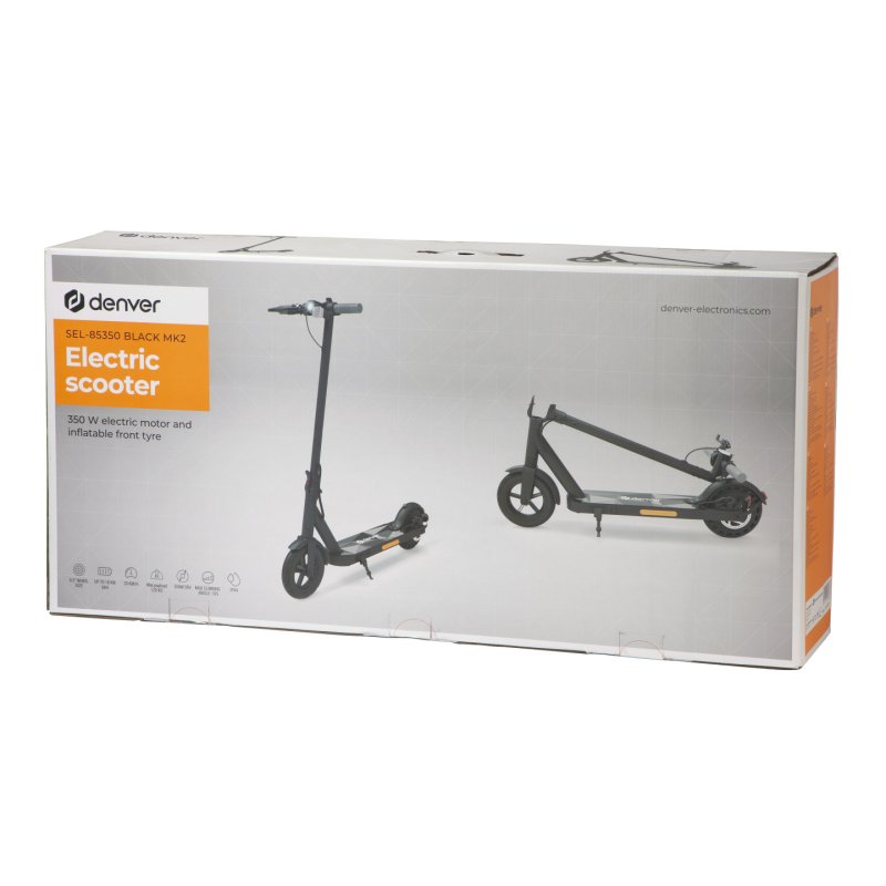 Denver SEL-85360FBLACK trottinette électrique 25 km/h Noir 6 Ah