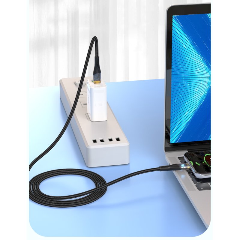 Tellur Data Cable Type-C to Type-C PD60W 100cm Black