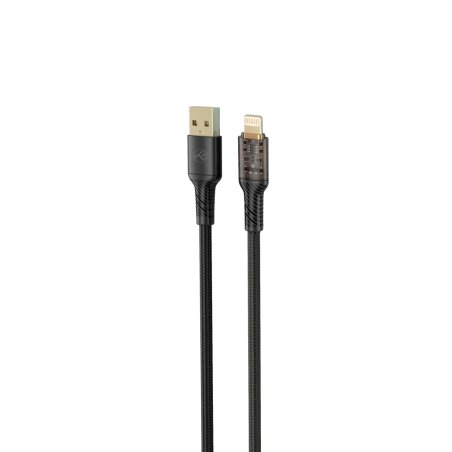 Tellur Data Cable USB to Lightning 2.4A 100cm Black