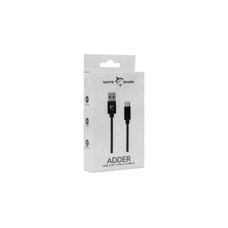 White Shark Adder cable USB-&gt Type-C M/M 2m