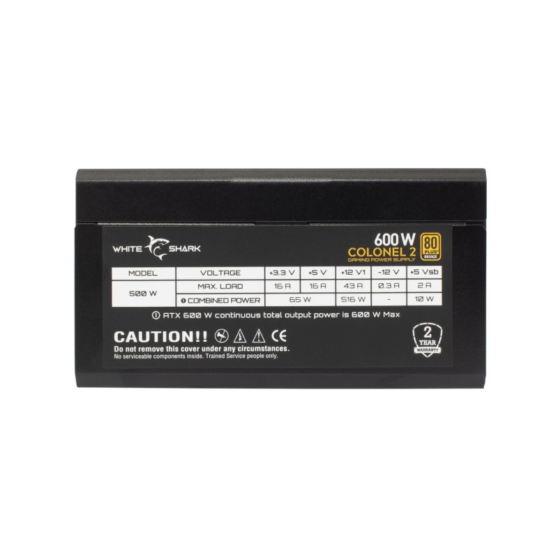 White Shark GPSU-B600S Colonel-2 600W 80 Bronze FullModular