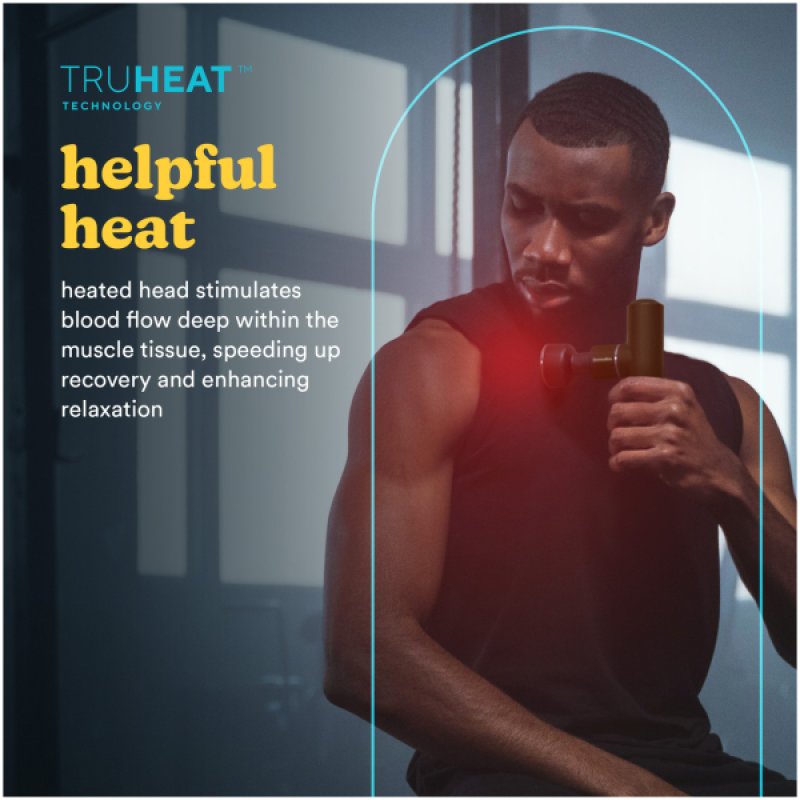 Homedics HHP-65GN MYTI Mini Massage Gun evergreen