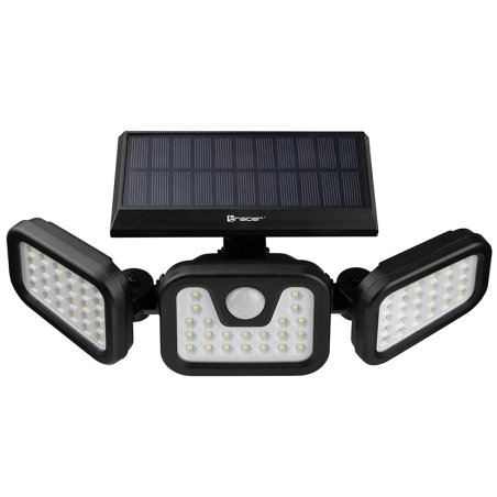 Tracer 47191 Saturn LED solar floodlight with motion sensor