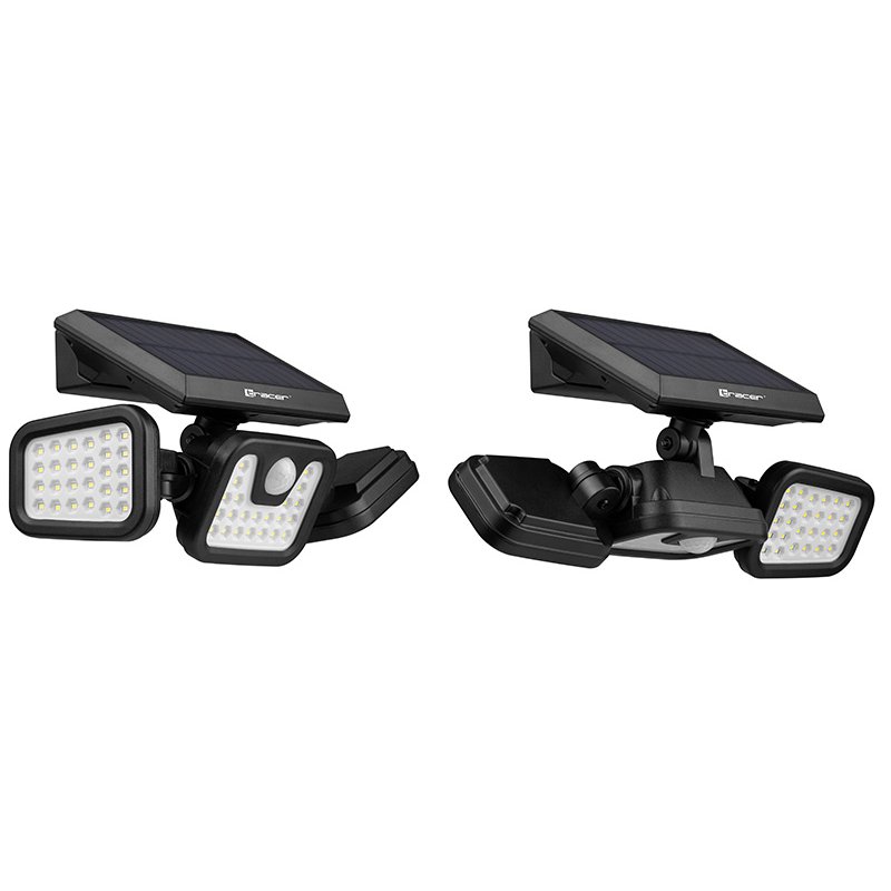 Tracer 47191 Saturn LED solar floodlight with motion sensor
