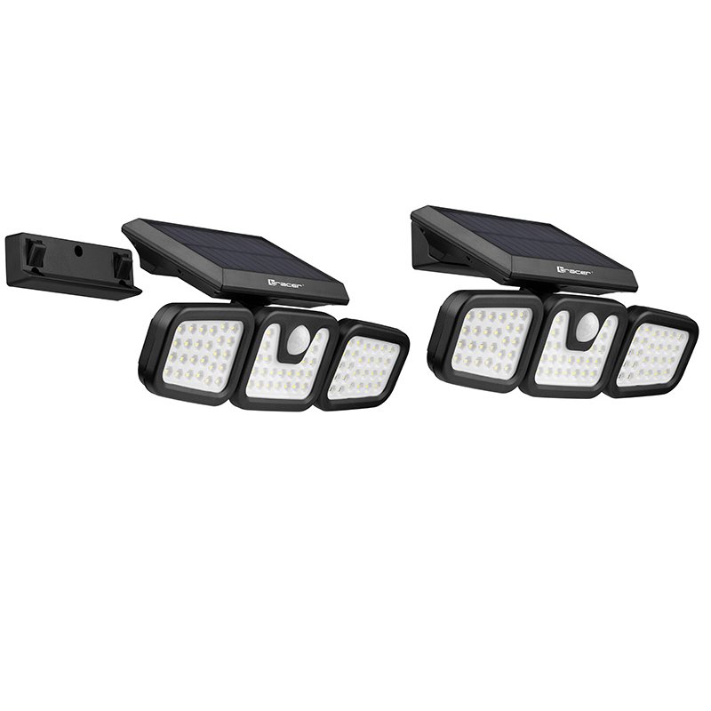 Tracer 47191 Saturn LED solar floodlight with motion sensor