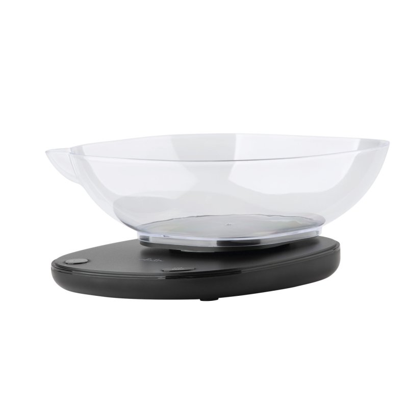 JATA HBAL1709 escabeaux de cuisine Noir Comptoir Rectangle Balance de ménage électronique