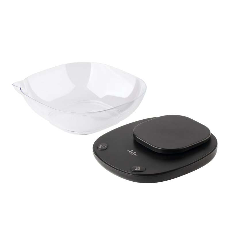 JATA HBAL1709 escabeaux de cuisine Noir Comptoir Rectangle Balance de ménage électronique