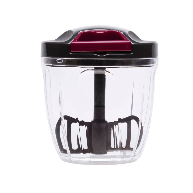JATA HMAQ4506 manual food chopper Black, Red, Transparent