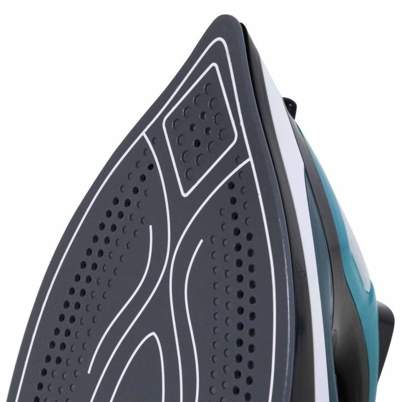 JATA JEPL1221 fer à repasser Fer à vapeur Semelle en céramique 2400 W Noir, Bleu, Gris, Blanc