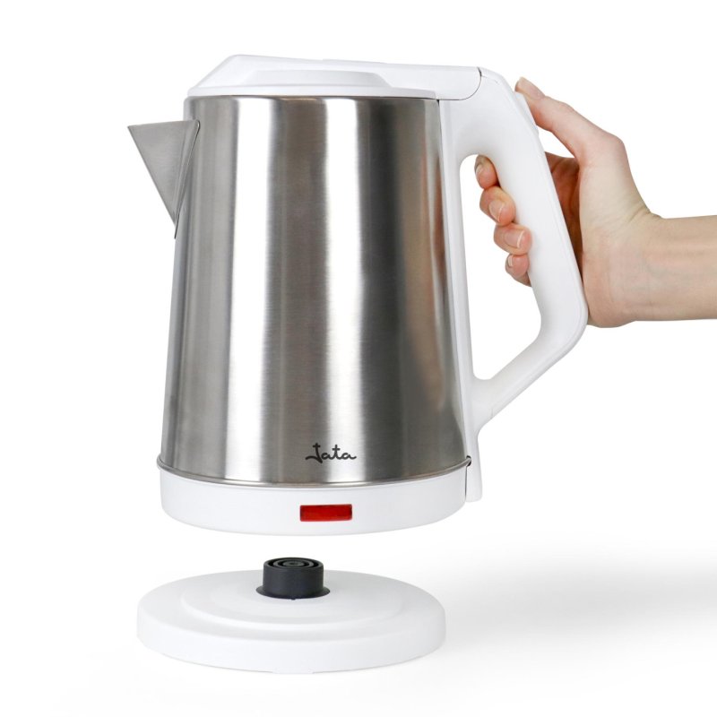 JATA JEHA1723 electric kettle 2 L 1500 W Stainless steel, White
