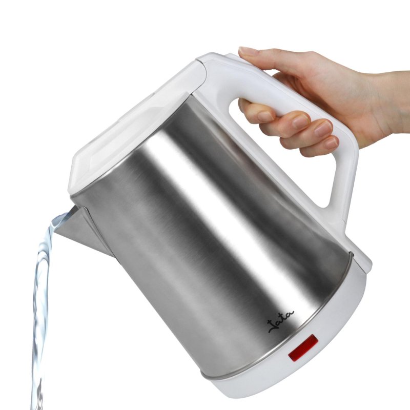 JATA JEHA1723 bouilloire 2 L 1500 W Acier inoxydable, Blanc