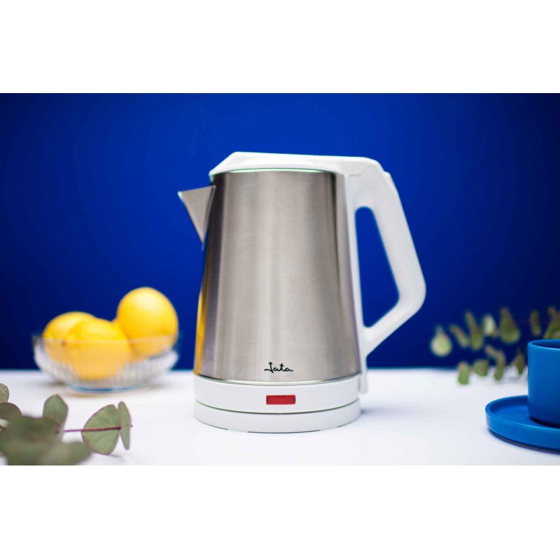 JATA JEHA1723 electric kettle 2 L 1500 W Stainless steel, White