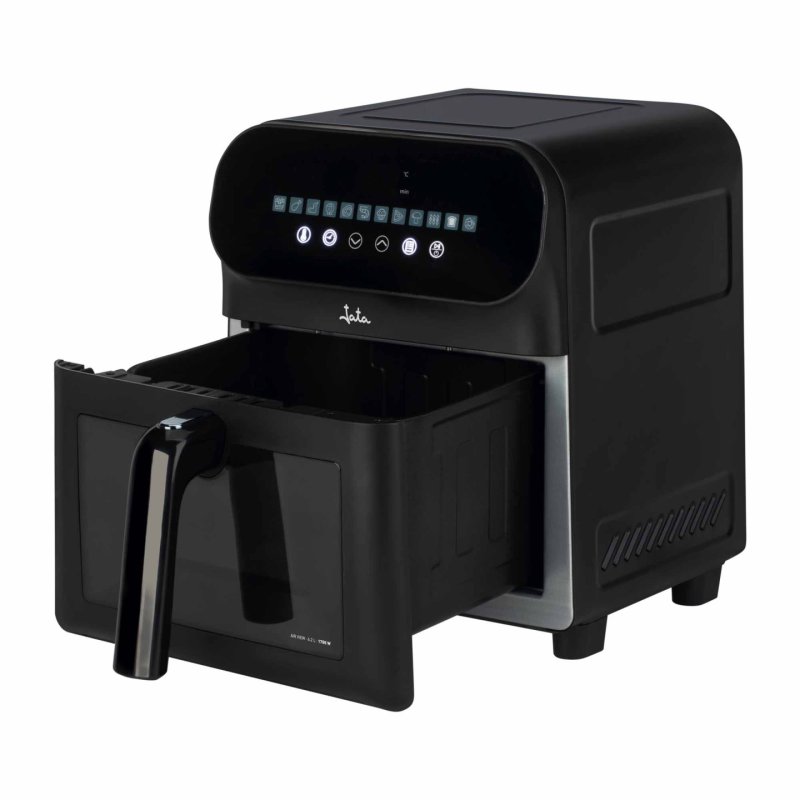 JATA JEFR1230 friteuse Unique 6,2 L Autonome 1700 W Friteuse d’air chaud Noir