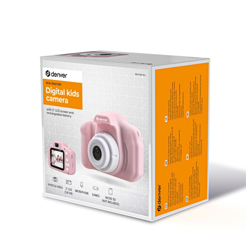Denver KCA-1340RO jouet électronique pour enfants Appareil photo numérique pour enfants