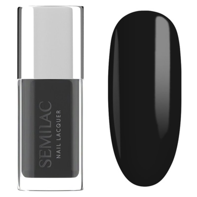 Semilac Classic Black Nail Lacquer 9 Ml