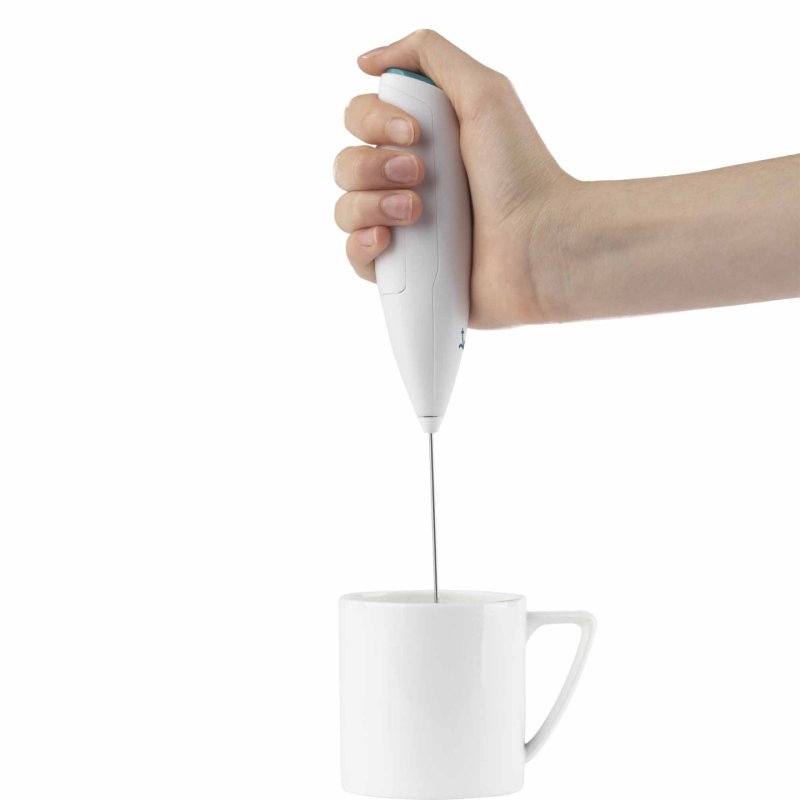 JATA JEES1111 Mousseur et réchauffeur de lait Automatique Bleu, Blanc