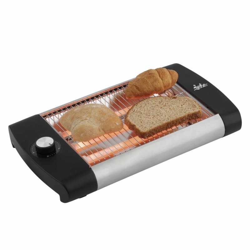 JATA JETT1588 toaster 600 W Black, Stainless steel