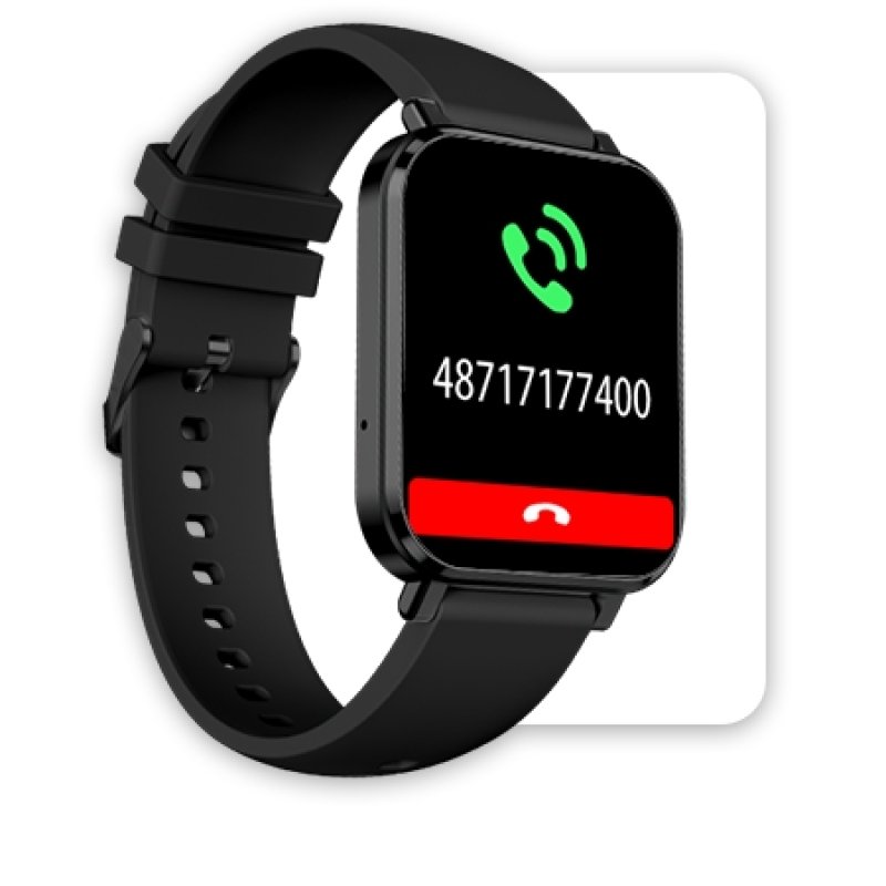myPhone Watch LS 4,7 cm (1.85") IPS Numérique 240 x 286 pixels Écran tactile Noir