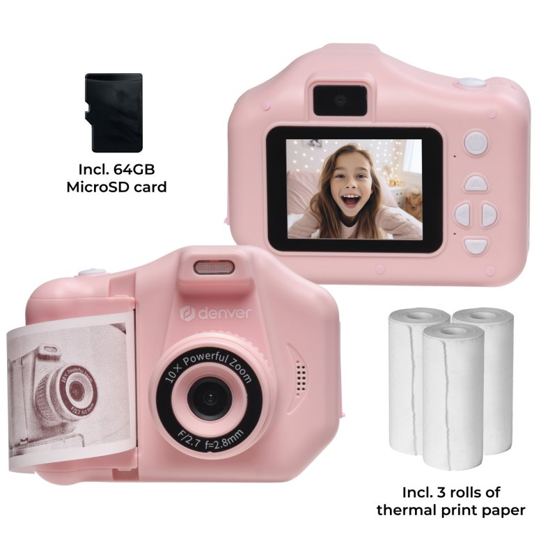Denver KPC-1370P jouet électronique pour enfants Appareil photo numérique pour enfants