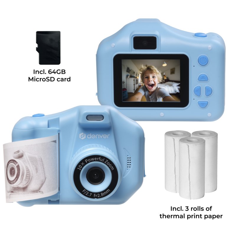 Denver KPC-1370BU jouet électronique pour enfants Appareil photo numérique pour enfants