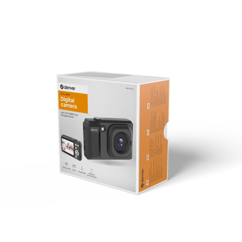 Denver DCA-4818B digital camera Compact camera 5 MP CMOS 20 x 20 pixels Black