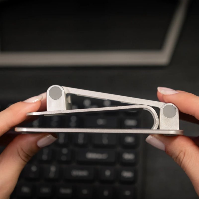 Tellur Phone Holder for desk Aluminium Silver