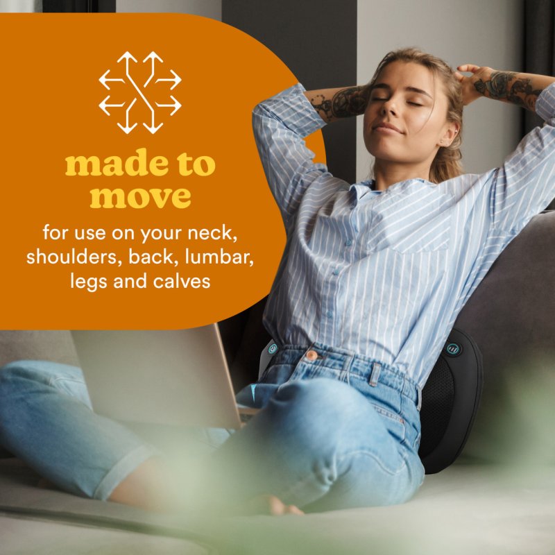 HoMedics SP-45H-EB masseur Dos, Jambes, Cou, Épaules Noir