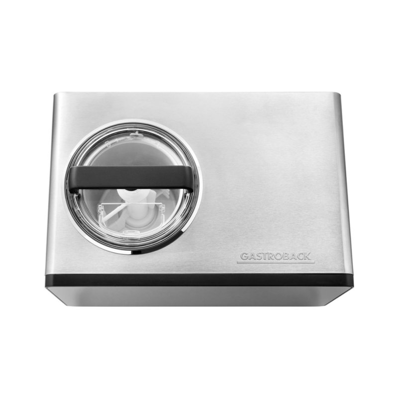 Gastroback Design Advanced Control Sorbetière traditionnelle 1,5 L 150 W Noir, Acier satin