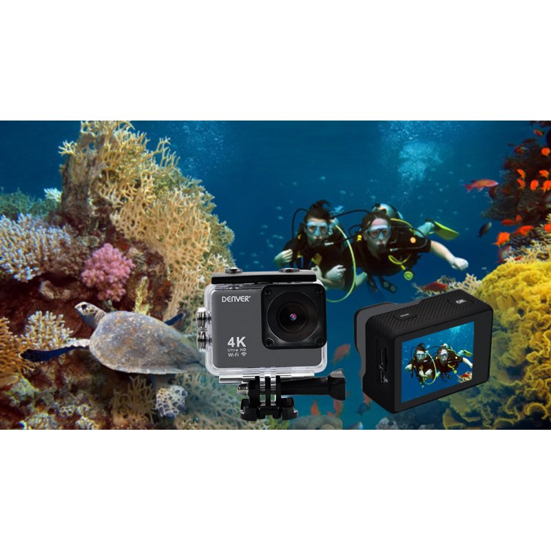 Denver ACK-8064 action sports camera 8 MP 4K Ultra HD CMOS Wi-Fi 253 g