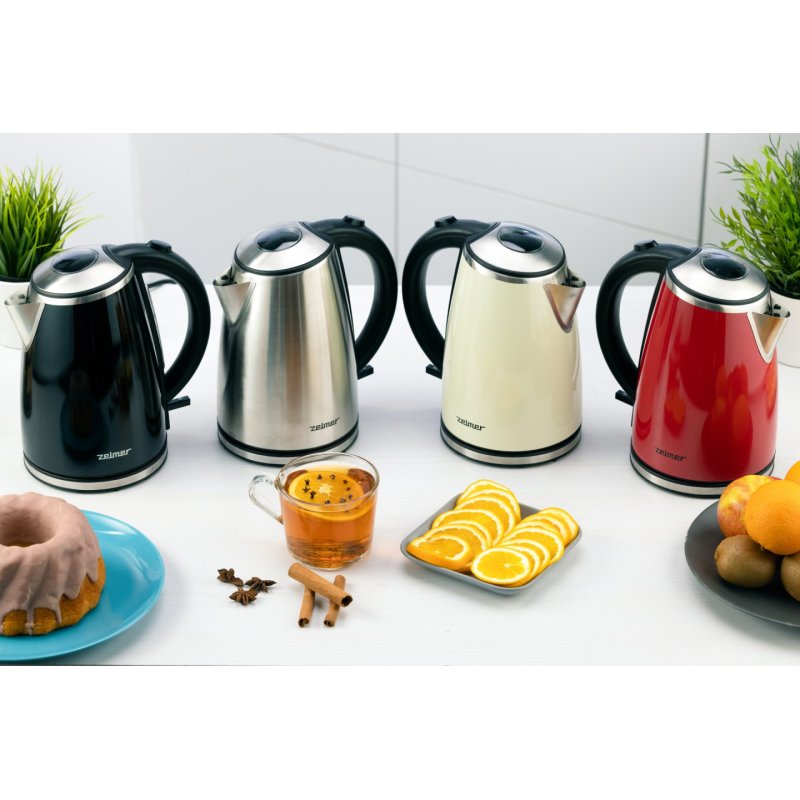Zelmer ZCK1274 electric kettle 1.7 L 2000 W Aluminium, Stainless steel
