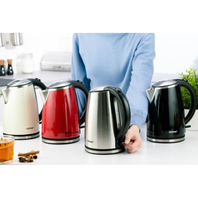 Zelmer ZCK1274 electric kettle 1.7 L 2000 W Aluminium, Stainless steel