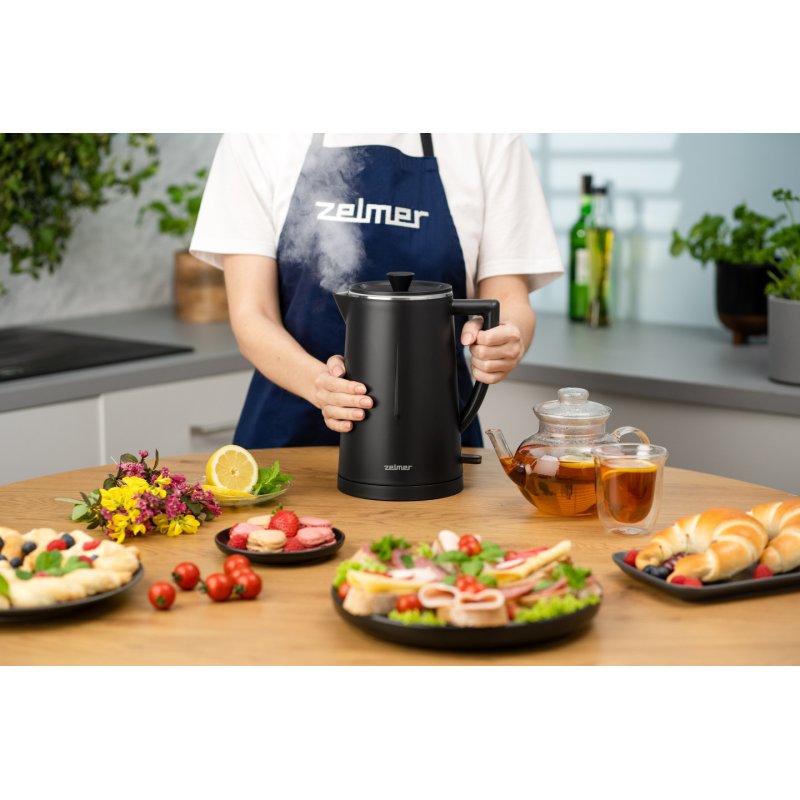 Czajnik 2200W 1 7L ZELMER ZCK8020B