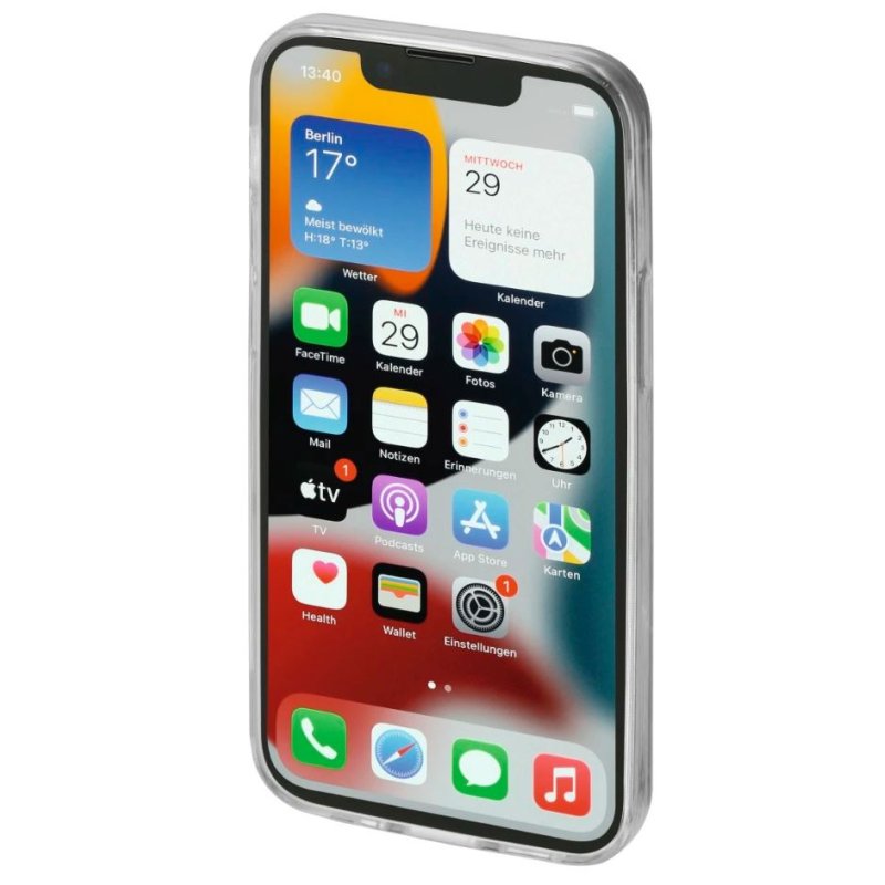 Hama "Crystal Clear" mobile phone case 13.8 cm (5.42") Cover Transparent