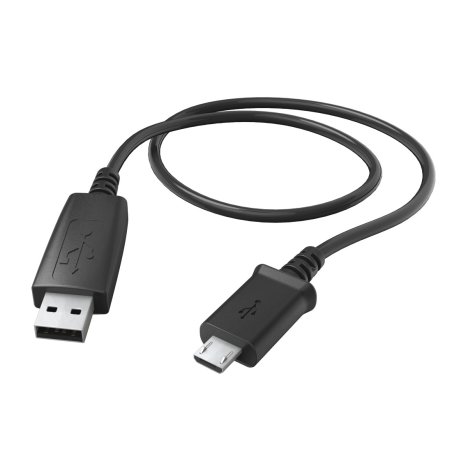 Hama 0.6m, USB2.0-A/USB2.0 Micro-B USB cable USB A Micro-USB B Black