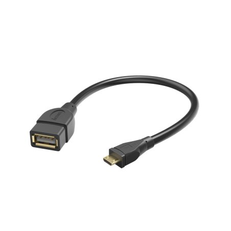 Hama 173892 câble USB USB 2.0 0,15 m Micro-USB B USB A Noir